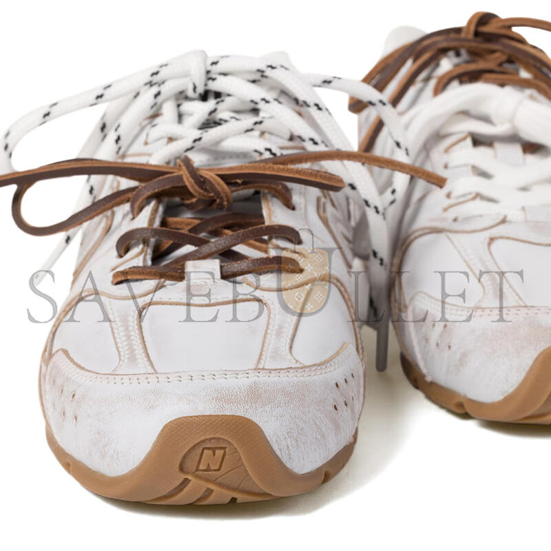MIU MIU X NEW BALANCE 530 SL LEATHER SNEAKERS 5E165E